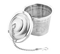 Healifty 1Pc Stainless Steel Tea Infuser Filter Reusable Spice Ball for Loose Leaf Tea Cooking Portable Design with Clip for Easy Use for Teapots and Mugs