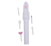 Healifty 1set Portable Electric Nail Drill Pen Shape Low Noise Nail Polishing Machine for Women Multi-Function Manicure Tool Without Battery for Carving Engraving Grinding and Polishing