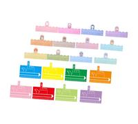 Healifty 2 Sets Dyslexia Reading Guide Strips for Color Bookmarks Finger Pad Tools Visual Tracking Aid for Students to Focus and Reading Progress