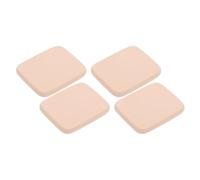 Healifty 2 Sets of Makeup Sponge Puff for Face Powder, Dual-use Dry and Wet Cosmetic Blending Pads, Skin Tone 4pcs Box, Women’s Facial Makeup Tools for Loose and Pressed Powder
