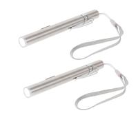 Healifty 2 Sets USB Rechargeable Pen Light of Medical Flashlights Portable Oral Examination Lamp for Doctors High Strength Design for Easy Carrying