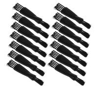 Healifty 20 Pcs Dual-Head Plastic Cleaning Brushes, Small and Electric Clipper Brushes for Men's Beard Trimmer Maintenance and Hair Clipper Cleaning