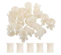 Healifty 20 Pcs Small Caster Socket Inserts for Office Chair Wheels Stem Sleeve Replacement Furniture Leg Mounting Caps for Computer and Executive Chairs