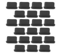 Healifty 200pcs Black Silicone Type-c Dust Plug Caps for Phone Charging Ports, Small Silicone Port Stoppers for USB Protection and Maintenance