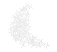 Healifty 200pcs Ceramic Tile Cross Glue Particles Plastic Leveling Spacers Tile Positioning Tools for Floor and Wall Installation Tool