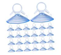 Healifty 200pcs Clear Suction Cups for Car Window Holder Strong Grip Automotive Suction Cup Mount Bracket for Sunshades Mirrors Kitchen Bathroom Glass Surfaces Portable and Reusable