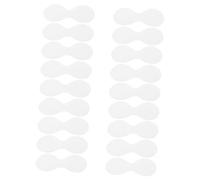 Healifty 200Pcs DIY Thin Eye Mask Papers Soft Cotton Moisturizing Eye Pads for Sensitive Skin Salon Use