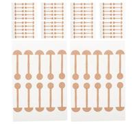 Healifty 200pcs Dumbbell Shaped Nose Wing Shaper Strips Made of Elastic Fabric Lightweight and Easy Application Adhesive Nasal Patches for Daily Convenience and Use before Makeup