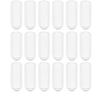 Healifty 200pcs Headband End Caps Rubber Tips 4.0mm Inner Diameter for 6mm Hair Bands DIY Hairband Accessories Replacement Covers