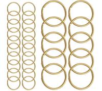 Healifty 200pcs Split Key Rings Iron Key Rings Retro Style Alloy Sturdy DIY Accessory Not Easy to Get Deformed