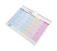 Healifty 2025 Small English Monthly Wall Calendar with International Holidays, Printed Hanging Calendar for Home, Office School Planning, Compact Vertical Wall Organizer