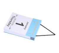 Healifty 2026 Daily Tear-Off Wall Calendar Large Print Blue Routine Planner for Office, Student, and Senior Use with Birthday Holiday Reminder