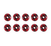 Healifty 20Pcs 16Mm Classic Plaid Wood Beads for Jewelry Making DIY Necklace Bracelet Spacer Beads Craft Decorations for Holiday and Festival