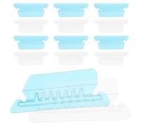 Healifty 20pcs Assorted Colour Plastic File Folder Tabs and Inserts Lightweight for Quick Identification Suitable for Hanging Files and Office Organisation