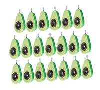 Healifty 20pcs Diy Jewelry Making Pendants Avocado Charms for Craft Necklace Decor