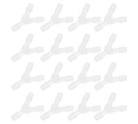 Healifty 20pcs Fish Tank Hose Connector Y-shaped Airline Tubing Adapter for Oxygen Hose Connector for Air Pump Fish Tank Use