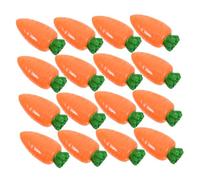 Healifty 20Pcs Flatback Carrot Charms for DIY Resin Crafts for Easter Projects Scrapbooking Hair Accessories Easy to Use with Hot Glue Versatile Craft Embellishments