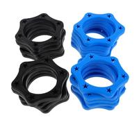 Healifty 20pcs Hexagonal Microphone Anti-rolling Rings with Silicone Anti-drop Protection Non-slip Handheld Mic Accessories for Recording and Ktv Elastic Fit for Microphones