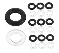 Healifty 20pcs Hydraulic Jack Oil Seal Replacement Kit for Hydraulic Floor Jack Wear Resistant Plastic Parts Easy to Install Floor Seal Kit for Vehicle Repair