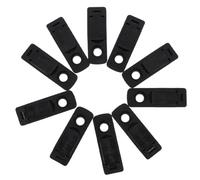 Healifty 20pcs Lighter Inner Gasket Rubber Pad Black Compact Design Anti-volatile Lighter Bottom Gasket to Reduce Fluid Evaporation and Ensure Efficient Use