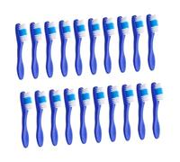 Healifty 20Pcs Mini Toothbrush for Inmates Compact Portable Oral Care Brush with Handle Designed to Prevent Self Harming Essential for Prison Hygiene and Cleaning