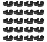Healifty 20pcs Pet Cage Reinforcement Buckle Plastic Lock Snap Wire Clips for Small Pet Cat Bird Cage Assembly Buckle Clip