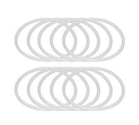 Healifty 20Pcs Plastic Dreamcatcher Rings 5 Inch Round Hoops Diy Craft Material Accessories for Mandalas Wall Hangings