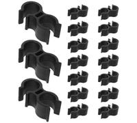 Healifty 20pcs Plastic Shower Chair Tube Clamps for Bath Chair Shower Bracket with Extra Stability and Multipurpose Function Attachment for Elderly and Pregnant Women Bath Stool