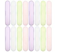 Healifty 20Pcs Plastic Tweezer Holder Case Sturdy Construction and Compact Size for Eyelash Extensions Portable Carrying Case for Lash Professionals