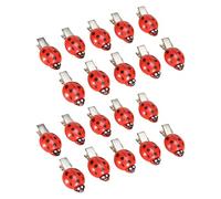 Healifty 20pcs Realistic Ladybug Hair Clip Funny Novelty Simulation Small Plastic Hair Clips Decorative Girls Barrettes for Party and Festival Creative Accessories