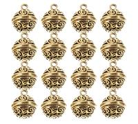 Healifty 20pcs Retro Bag Charm Small Decorative Bells for Jewelry Making Tiny Hanging Pendant for Crafting and Door Decor