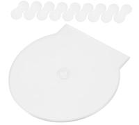 Healifty 20pcs Reusable CD DVD Storage Holders Portable Transparent Disc Cases for Travel Home Car Scratch Resistant Protective Shells with Clear Design for Efficient Space Saving