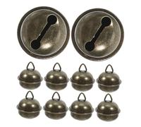 Healifty 20pcs Rustic Jingle Bells Small Vintage Bells for Pet Collars Craft Projects Christmas Decorations Handmade Wreaths with Clear Melodious Sound Rust-resistant