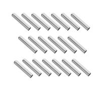 Healifty 20pcs Silver Metal Shoelace Tips Lace End Caps for DIY