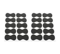 Healifty 20pcs Slip Guitar Pick Grips Eva Material for Guitar Picks Prevent Dropping for Players Practice Sessions