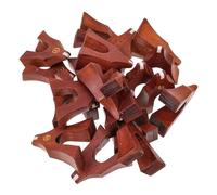 Healifty 21 Pcs Guzheng Bridges Replacement Accessories Light Brown Solid Wood Pillars Sound Quality for Guzheng Players and Enthusiasts