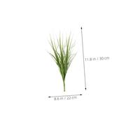 Healifty 24pcs Artificial Shrubs Tall Realistic Faux Greenery Stems Shrubs for Indoor Outdoor Decoration Maintenance Simulated Grass Craft