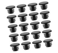 Healifty 24pcs Plastic Bike Handlebar End Plugs Bar End Caps Anti-slip Cycling Grip Stoppers for Mountain Road and Dirt Bikes Easy DIY Installation