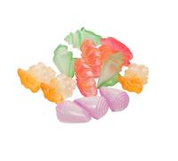 Healifty 24pcs Resin Glow the Dark Conch Shells for Home Decoration and Learning Activities Small Spiral Sea Shells Safe for Tiny Coastal for Arts and Crafts