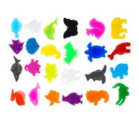 Healifty 24pcs Silicone Glass Markers Animal Wine Tags Reusable | Washable Silicone Drink Marker Set, Easy to Apply, Sea and Land Animal Shapes, Pilot Whiteboard Markers Random Style