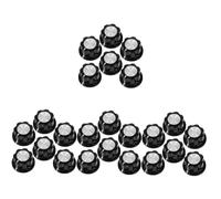 Healifty 24pcs Volume Tone Control Knobs for Electric Guitar Effect Pedal Rotary Potentiometer Control Knob Rotate Button for Speaker and Power Amplifier