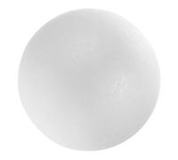 Healifty 25cm Solid Sphere Cake Dummy for Baking Practice, Reusable Foam Cake Model for Wedding Decorations and DIY Party Supplies