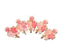Healifty 25pcs Cherry Blossom Lapel Pin Alloy Brooch Flower Brooch for Women with Versatile Pin Application and Elegant Pink Design Suitable for Daily Wear and Spring Themed Occasions