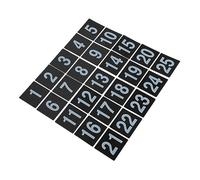 Healifty 25Pcs Table Number Signs for Weddings and Events Reserved Seating Cards Elegant Design for Guest Identification for Restaurants and Celebrations