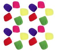 Healifty 25pcs Thickened Microphone Covers Mic Windscreen Mic Protective Sleeve for Ktv and Recording Use in Colors