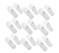 Healifty 28 Pairs Disposable Hotel Slippers Thick Cushioned EVA Sole Non-slip Closed Toe Unisex House Shoes Lightweight Spa Travel Bulk Pack for Guests Hospitality Events