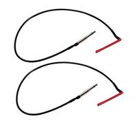 Healifty 2pcs 2.5mm Jack Piezoelectric Acoustic Guitar Pickup Stick High Sensitivity under Saddle Mic Pickup for Folk and Classic Guitar Replacement for Ukulele and String Instruments