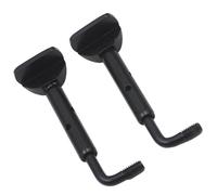 Healifty 2pcs 3/4 4/4 Violin Chin Rest Clamp Screws Black Removable Violin Chinrest Accessories for 3/4 and Replacement Parts