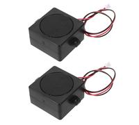 Healifty 2pcs 5w 4ohm Full-range Mini Speaker Enclosure with Single Cavity Portable Wired Tweeter Speaker for Advertising Machines and DIY Electronic Kits