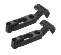 Healifty 2pcs Adjustable Rubber T Handle Latch with Built Locking Mechanism for Equipment Cases Golf Carts Aviation and Industrial Storage Precision Engineered for Noise Reduction and Fit